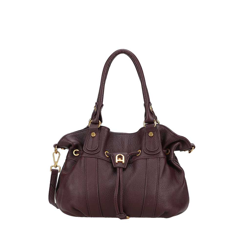 M Camille leather shoulder bag