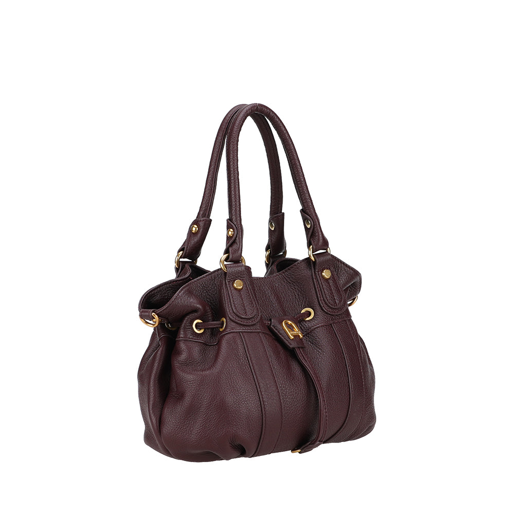 M Camille leather shoulder bag