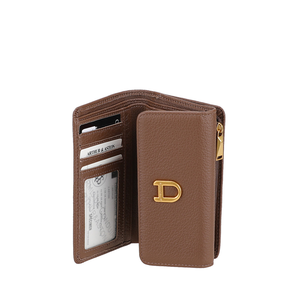 Portefeuille compact cuir Camille