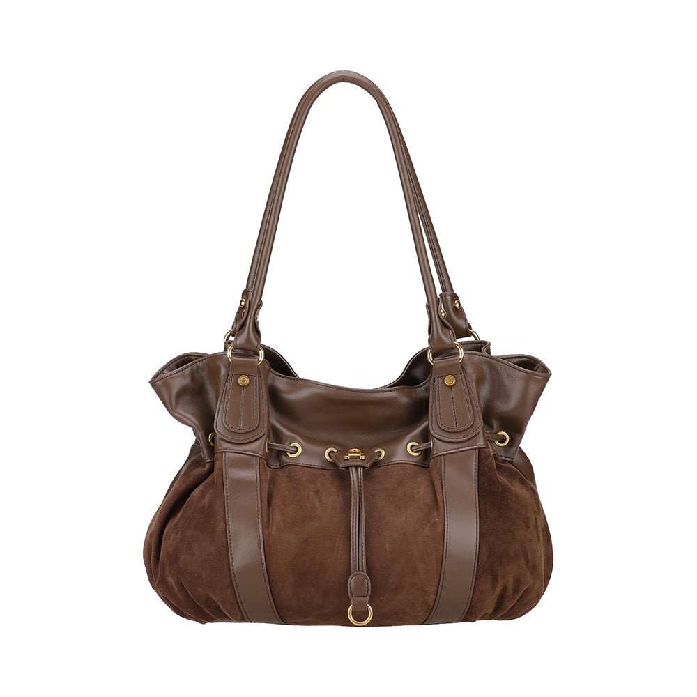 Sac épaule L Camille Suède cuir