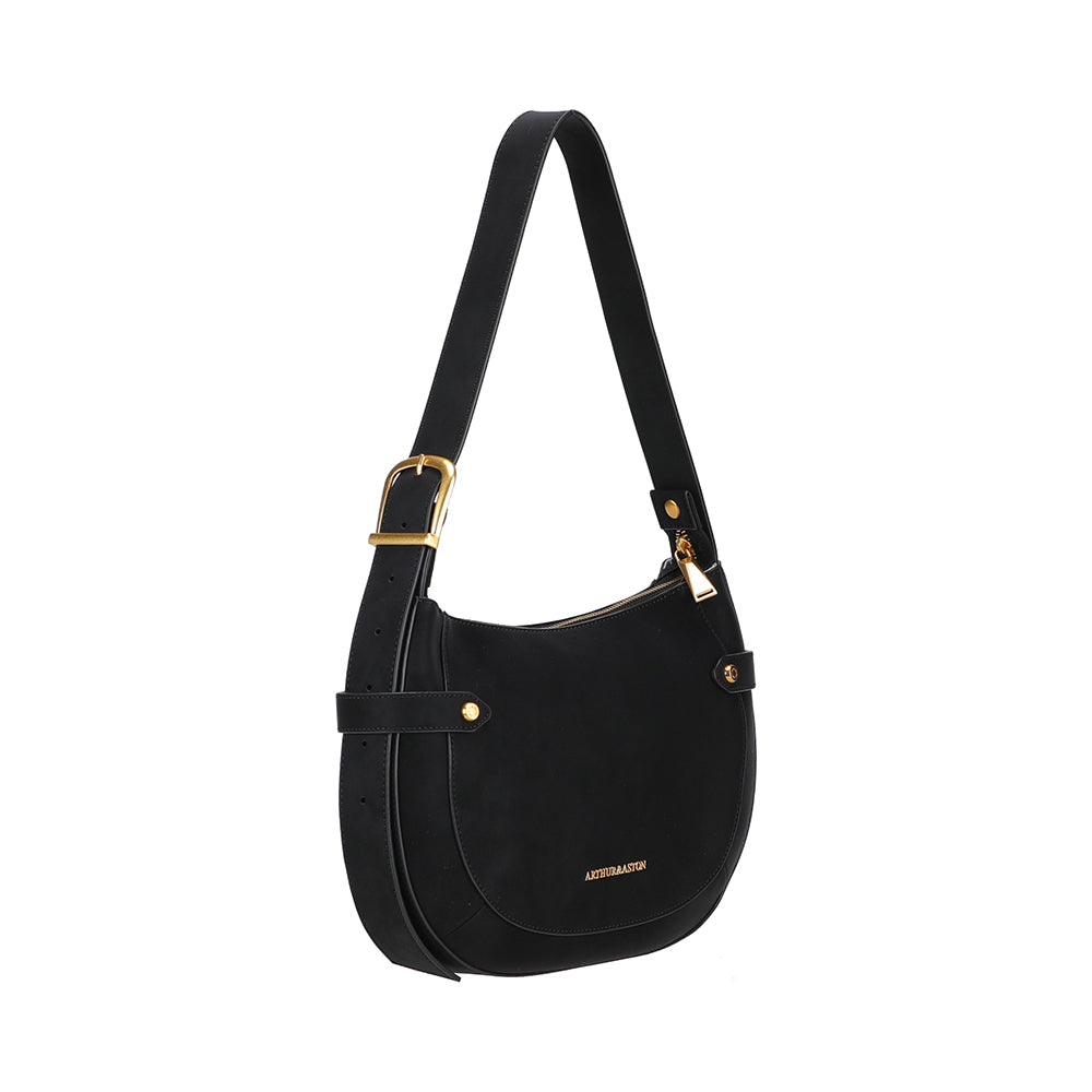 Madelena split leather shoulder bag