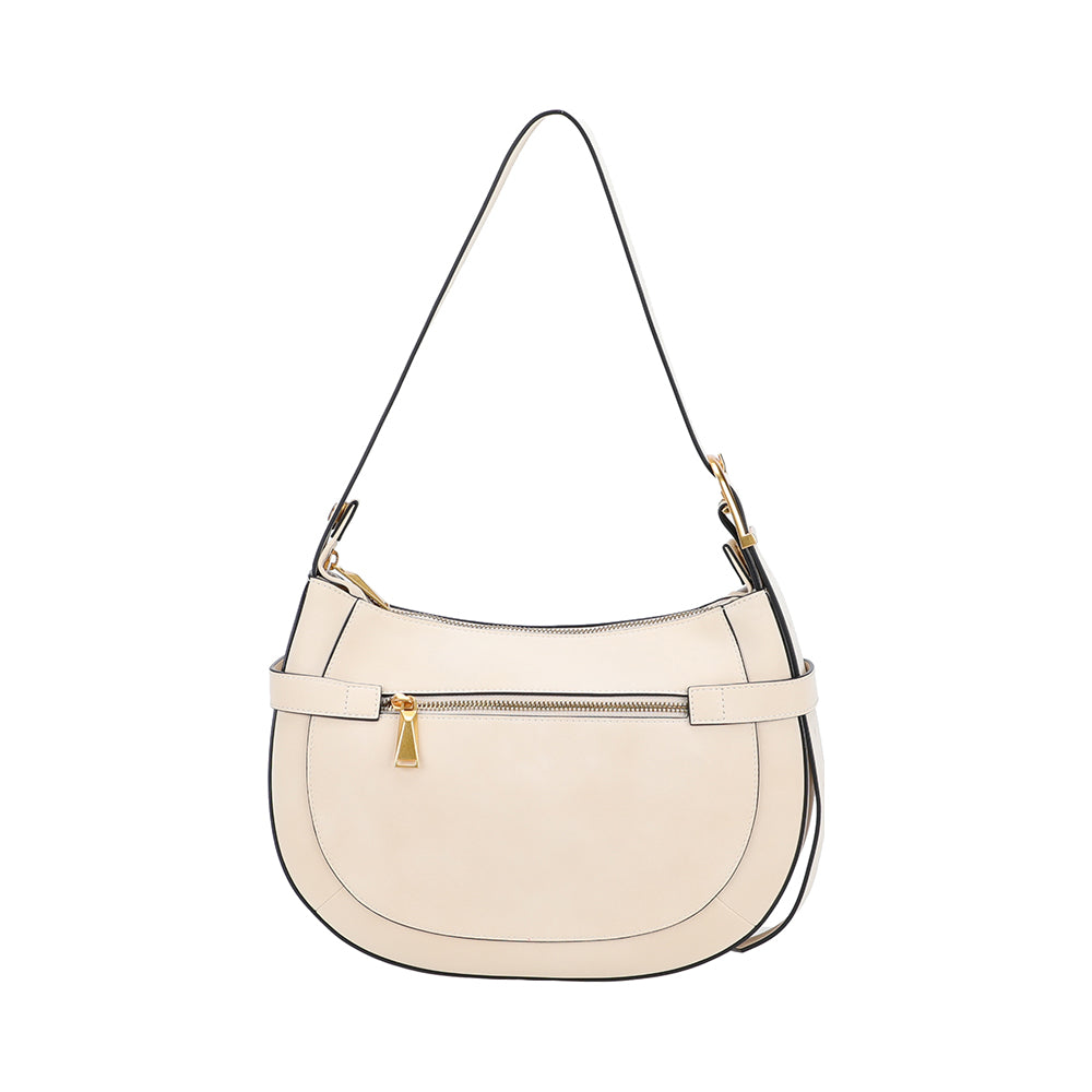 Madelena split leather shoulder bag