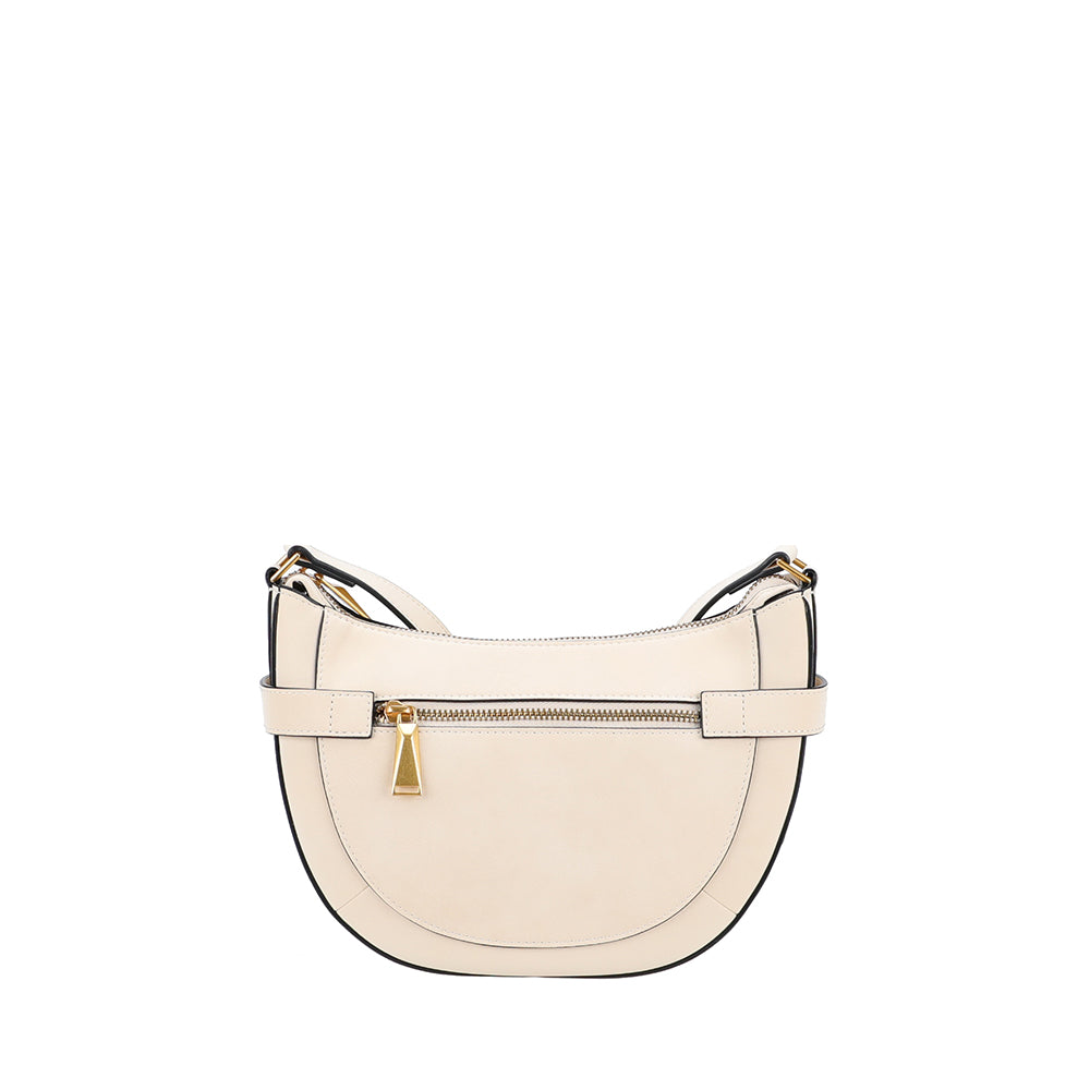 Sac bandoulière croûte de cuir Madelena
