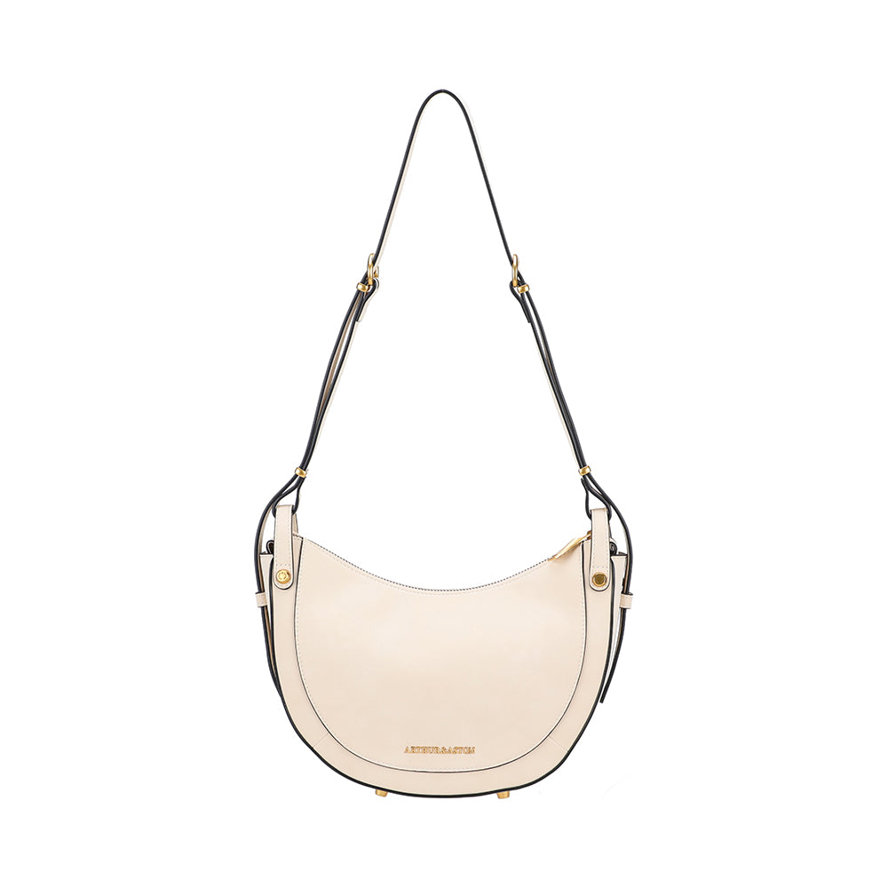 Sac épaule bandoulière croûte de cuir Madelena