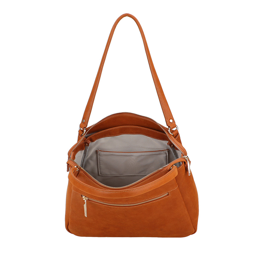 Sac shopping épaule Elsa cuir