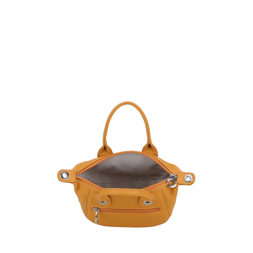 Mini sac cabas Louisa en cuir