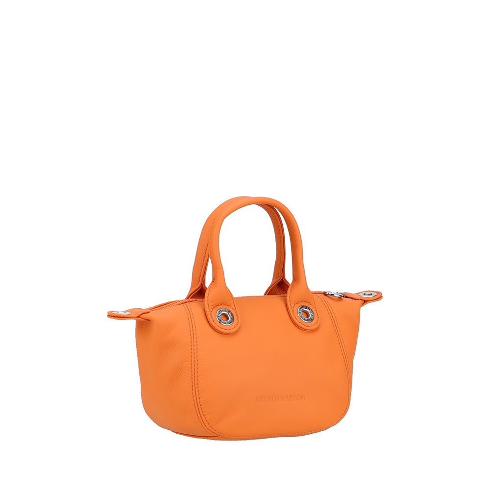 Mini sac cabas Louisa en cuir
