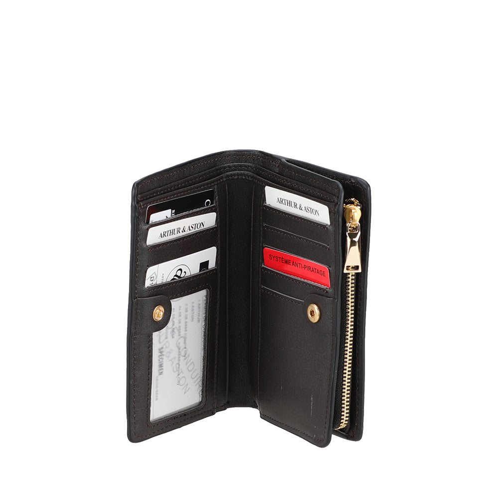 Nora Cowhide Leather Wallet