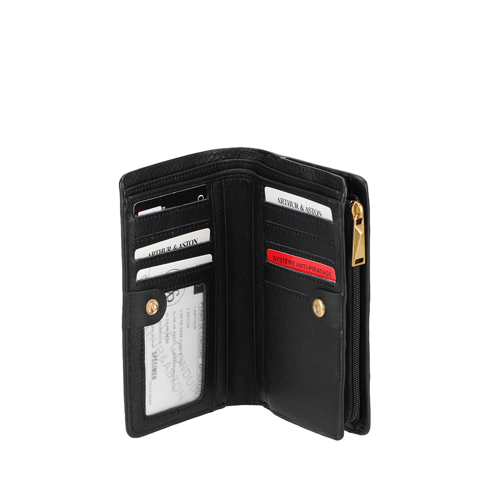 Nora Cowhide Leather Wallet