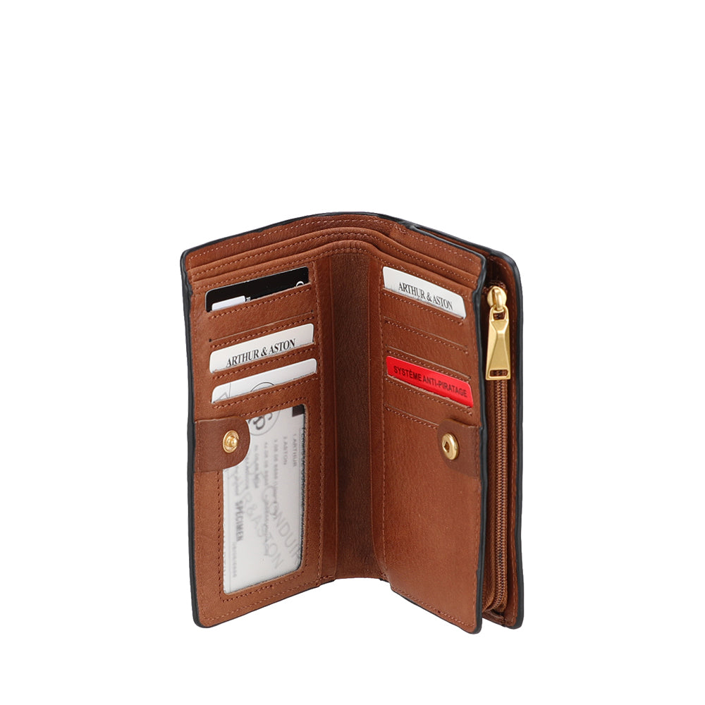 Nora Cowhide Leather Wallet