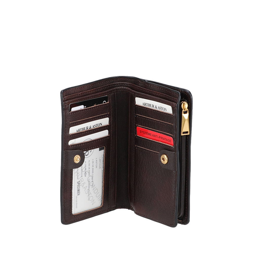 Nora Cowhide Leather Wallet
