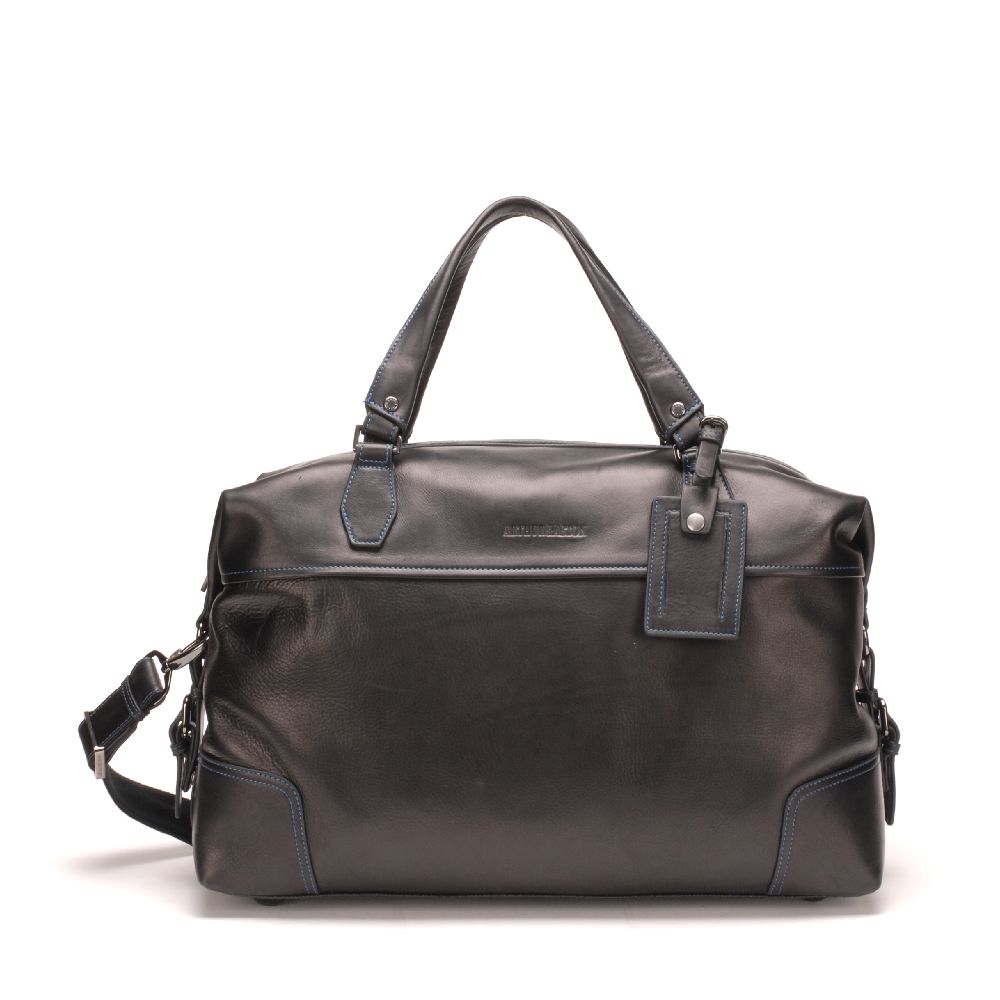 Sac de voyage en cuir plongé
