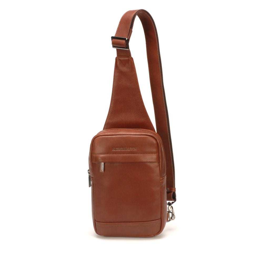 Pablo body bag in dipped cowhide leather