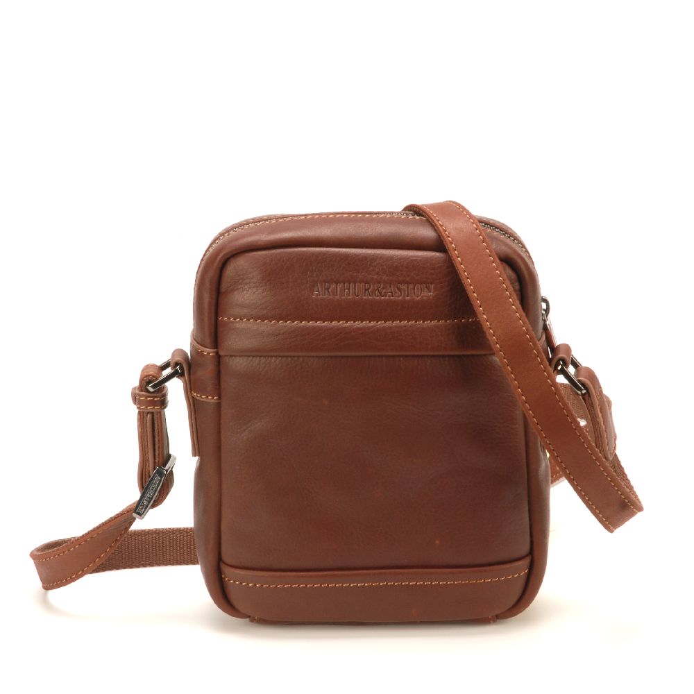 Sac travers Pablo en cuir plongé