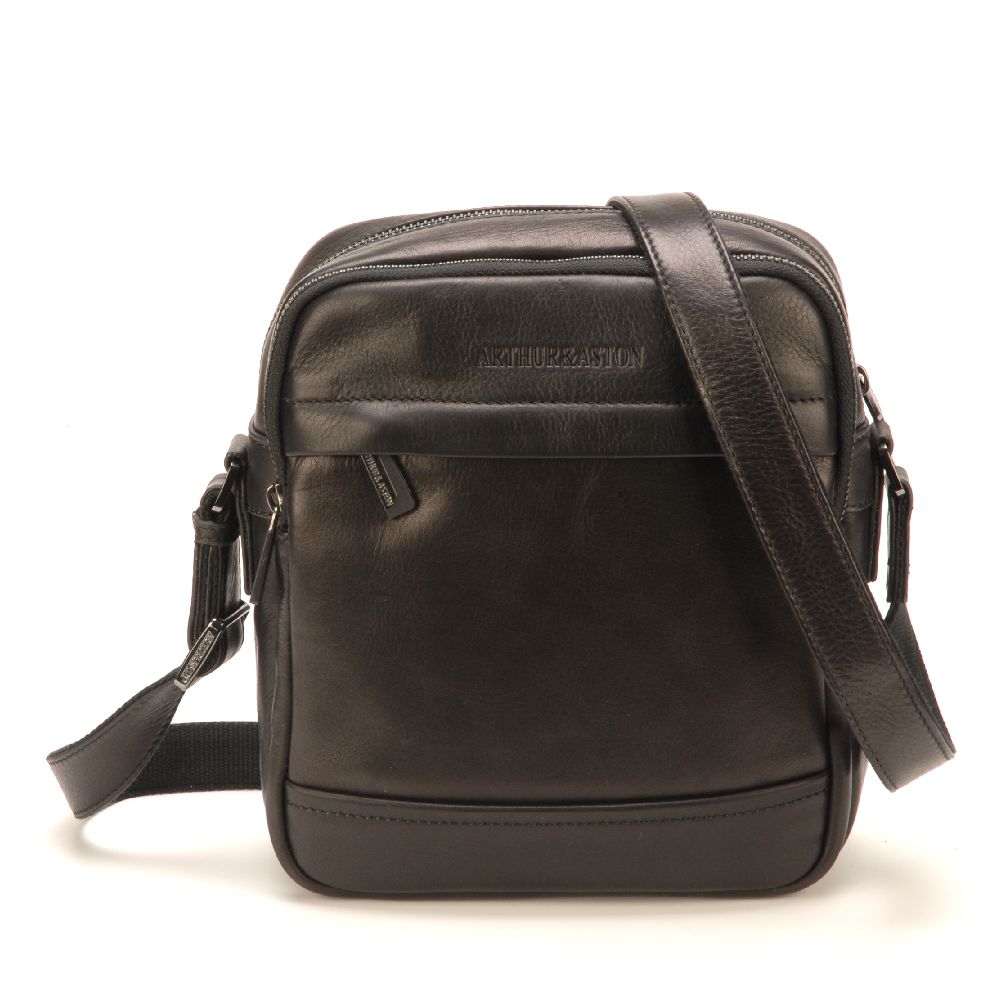 Sac travers Pablo en cuir plongé