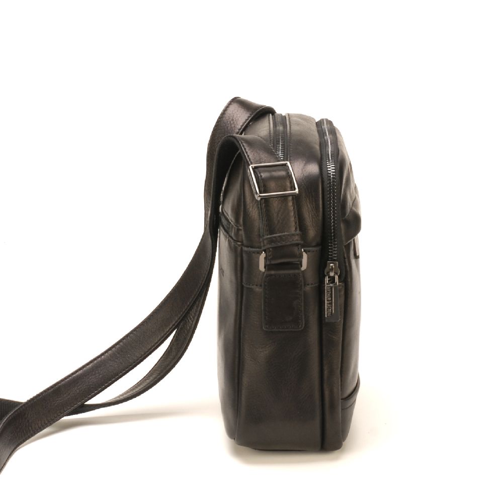 Sac travers Pablo en cuir plongé