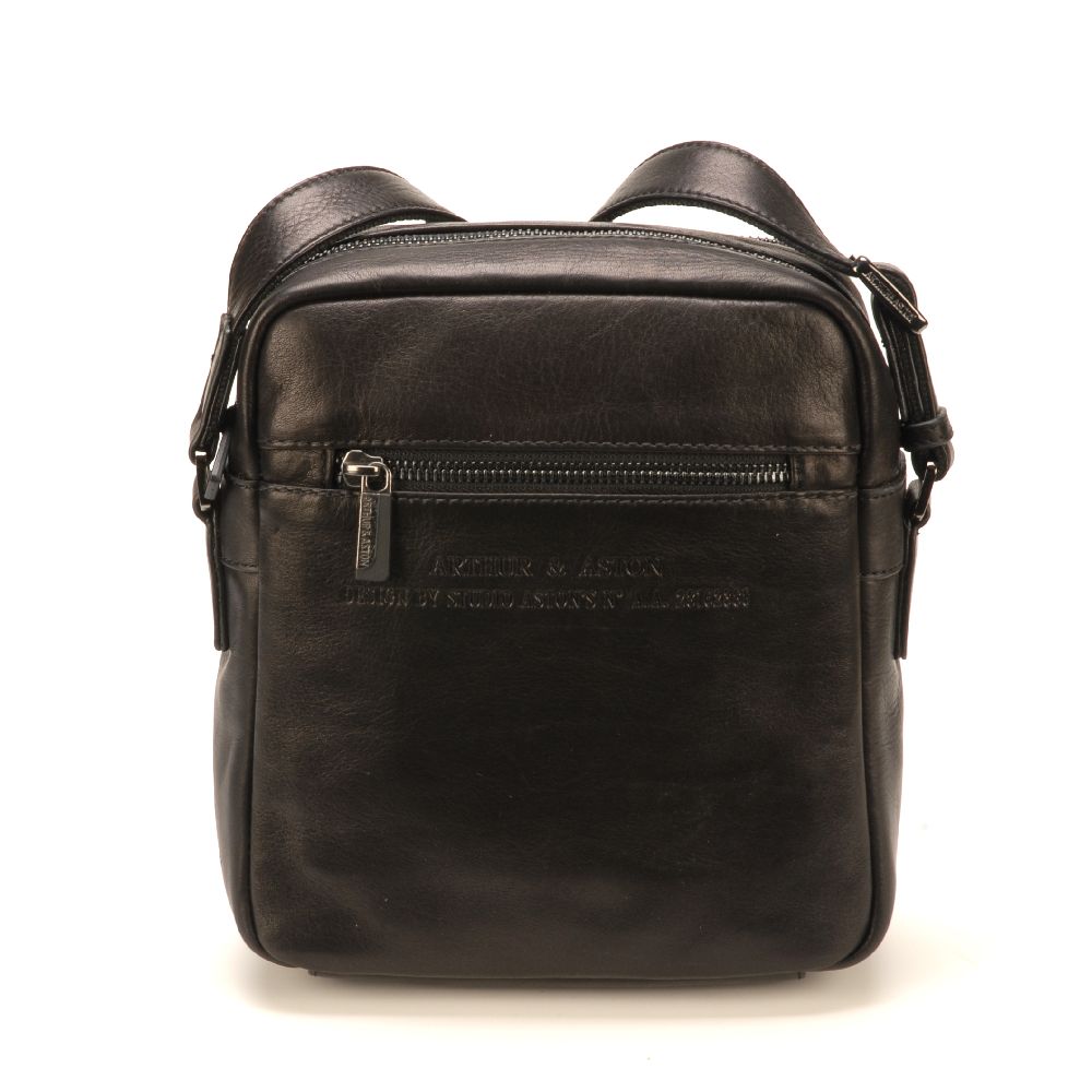 Sac travers Pablo en cuir plongé