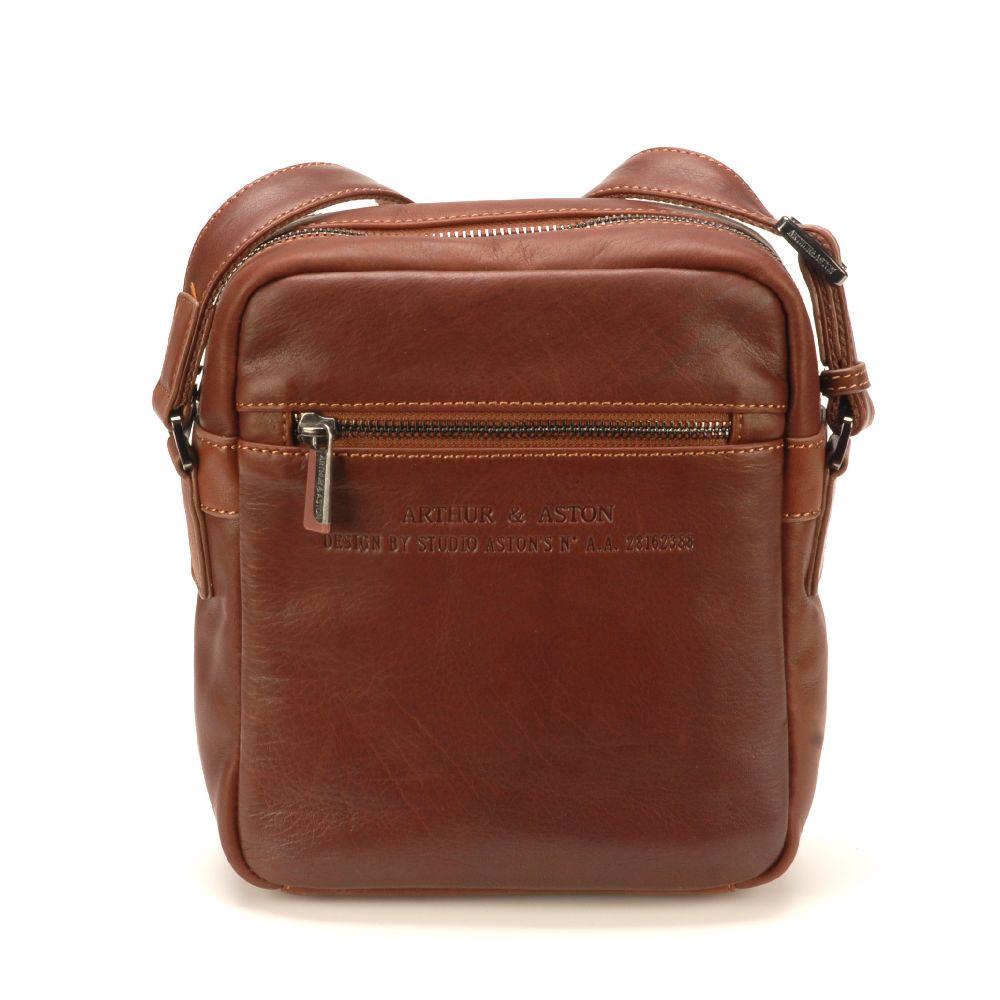 Sac travers Pablo en cuir plongé