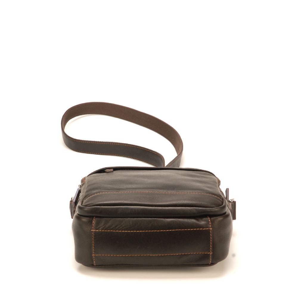 Sac travers Pablo en cuir plongé