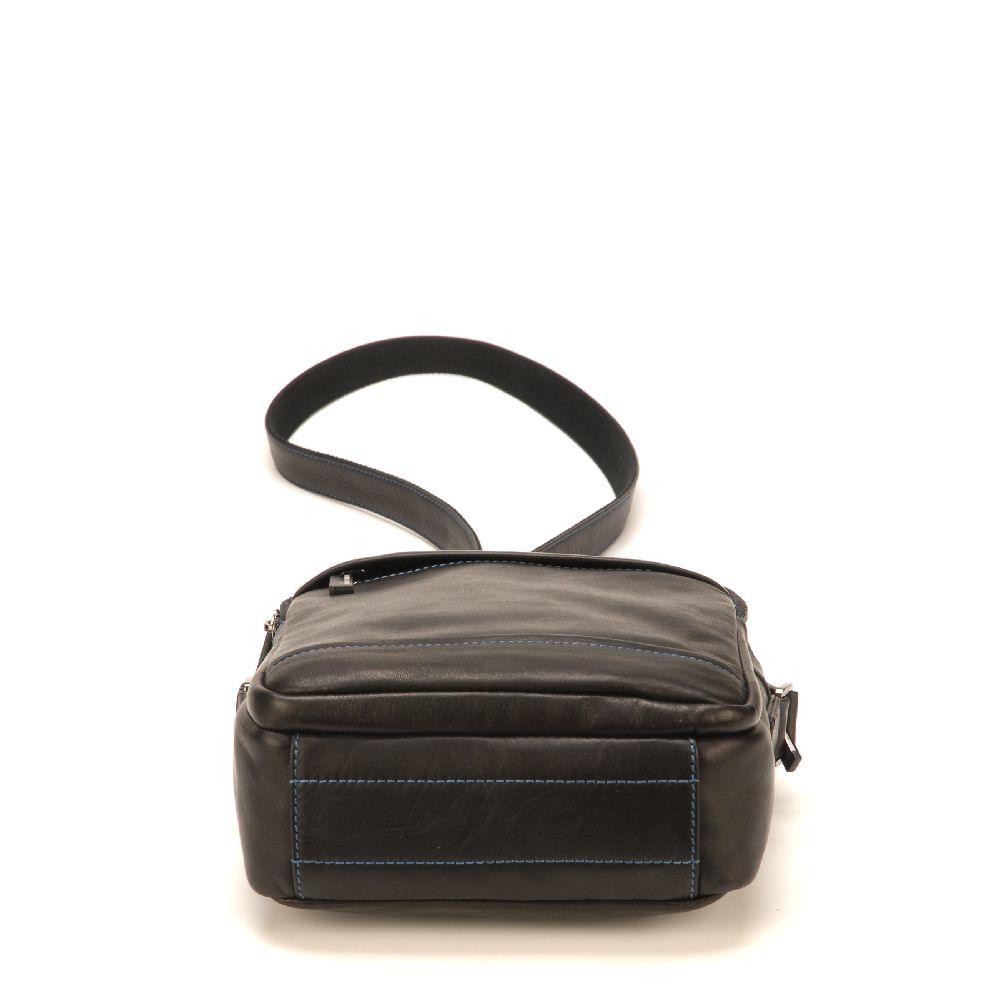 Sac travers Pablo en cuir plongé