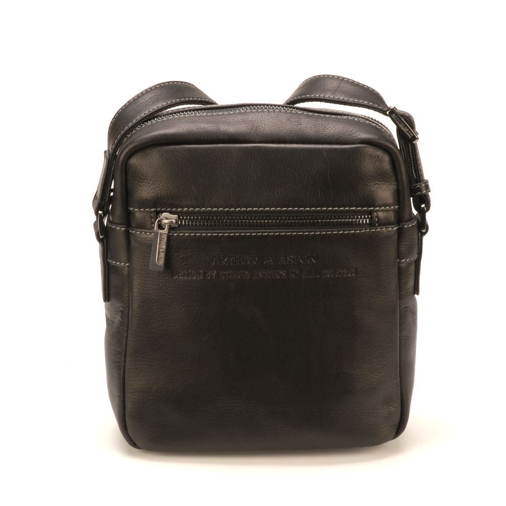 Sac travers Pablo en cuir plongé