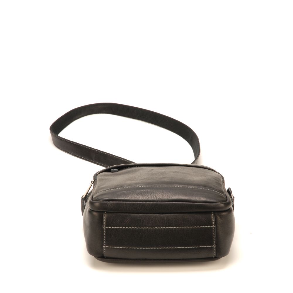 Sac travers Pablo en cuir plongé