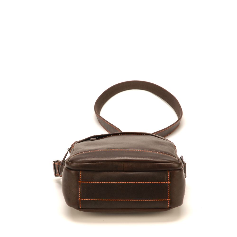 Sac travers Pablo en cuir plongé