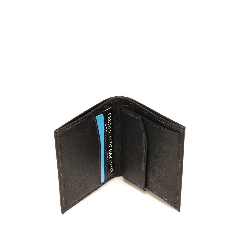 Porte-monnaie et cartes Pablo cuir plongé