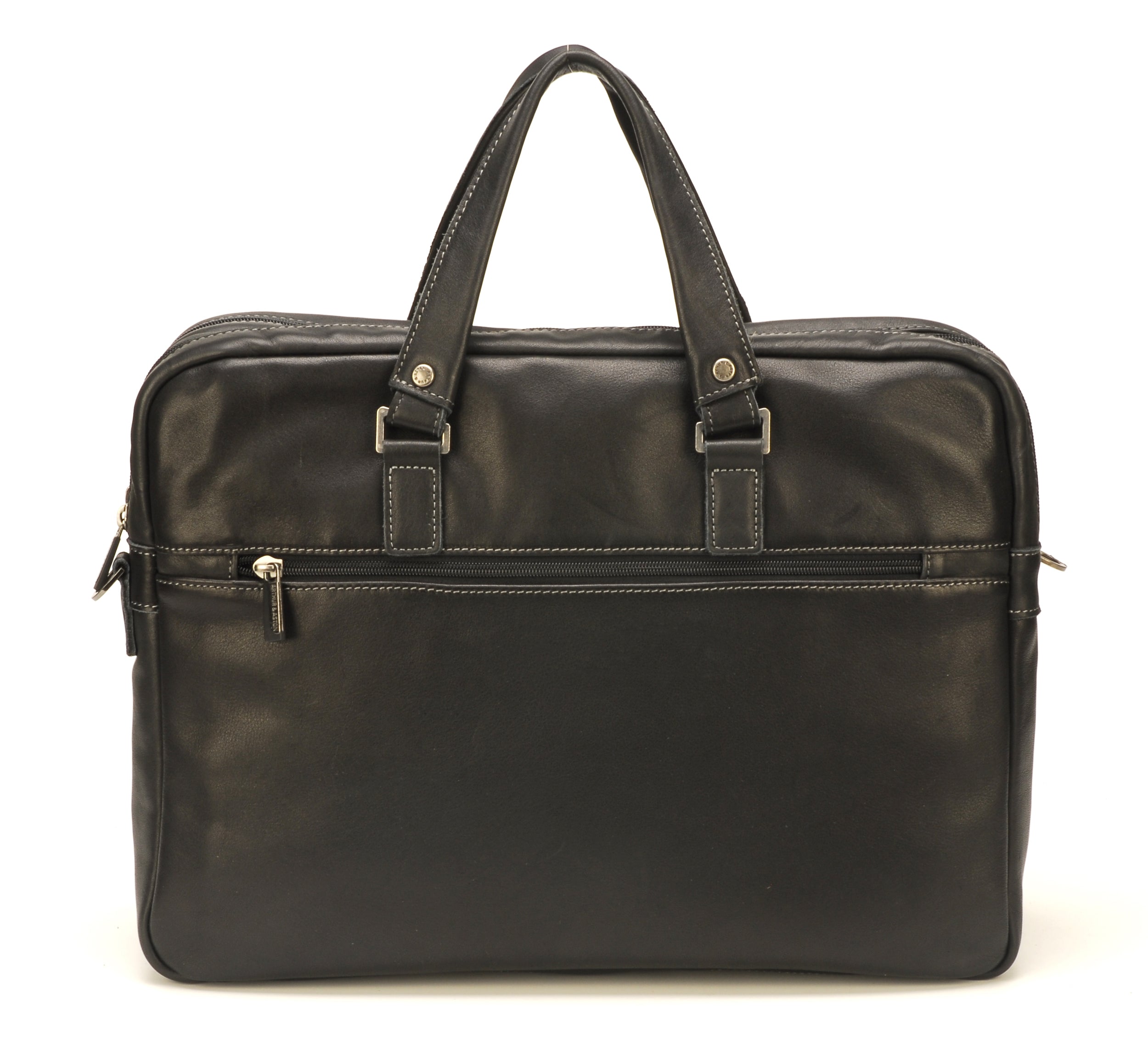 Large Johany leather briefcase