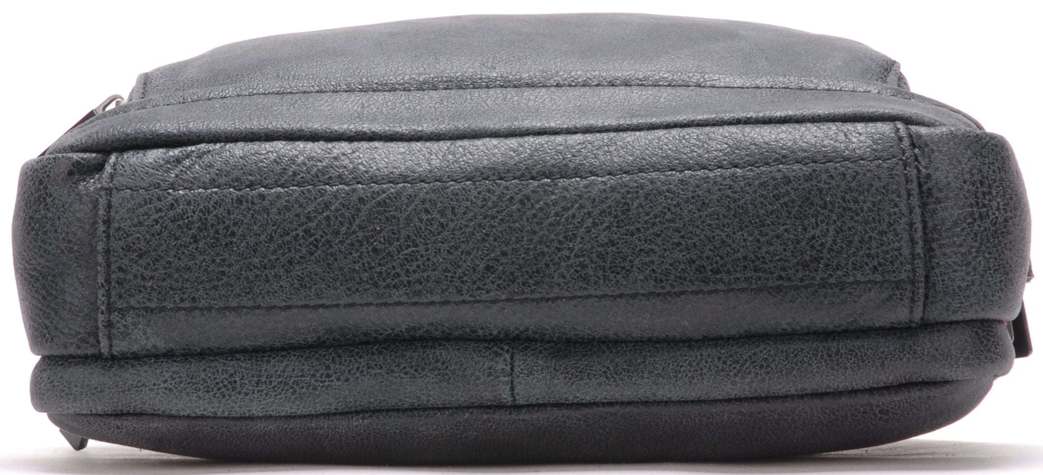 Cristiano destroyed leather crossbody bag