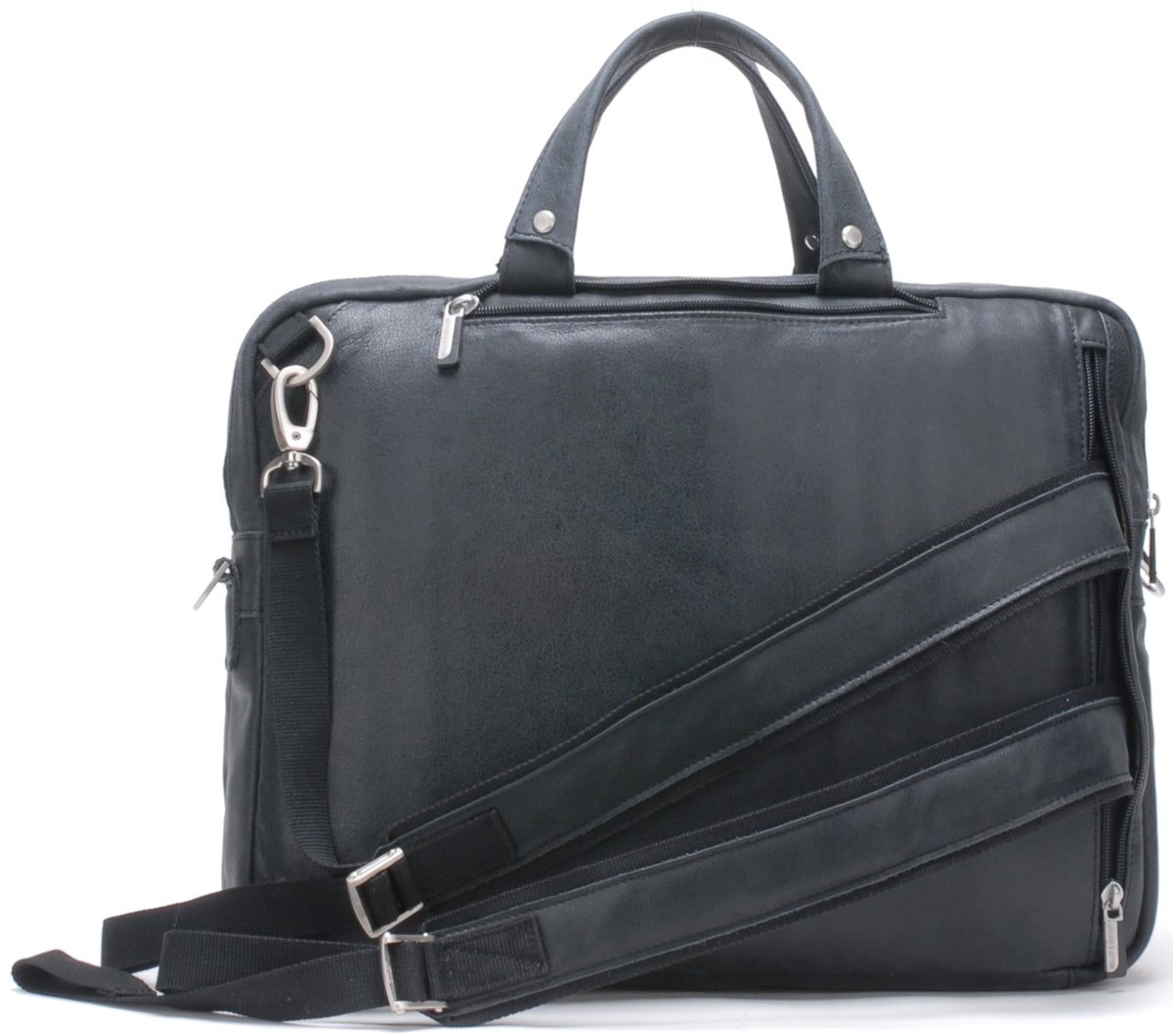 Cristiano 3 in 1 briefcase destroyed leather