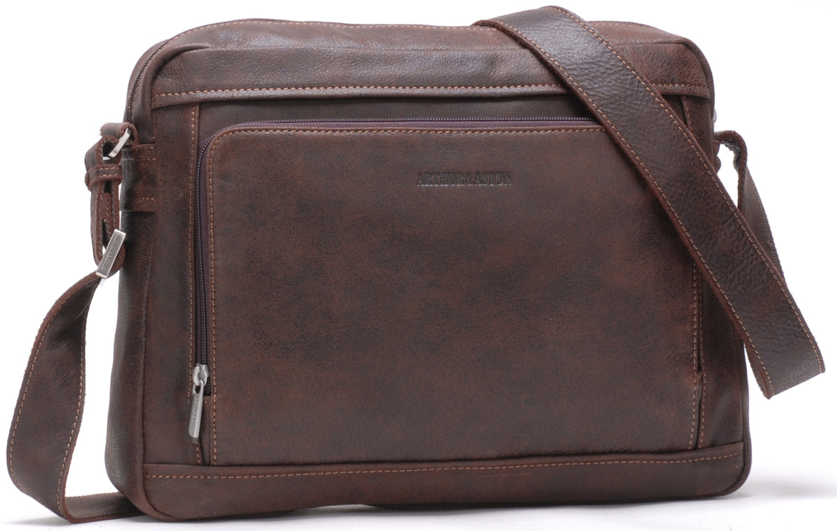 Sac Gibecière Cristiano cuir destroy