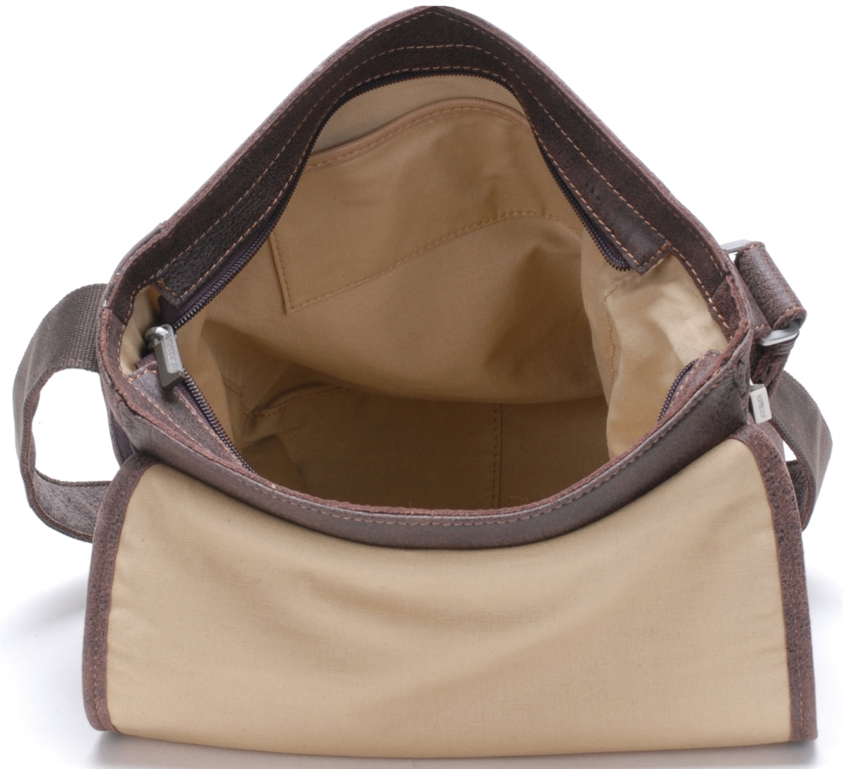 Cristiano destroyed leather crossbody bag