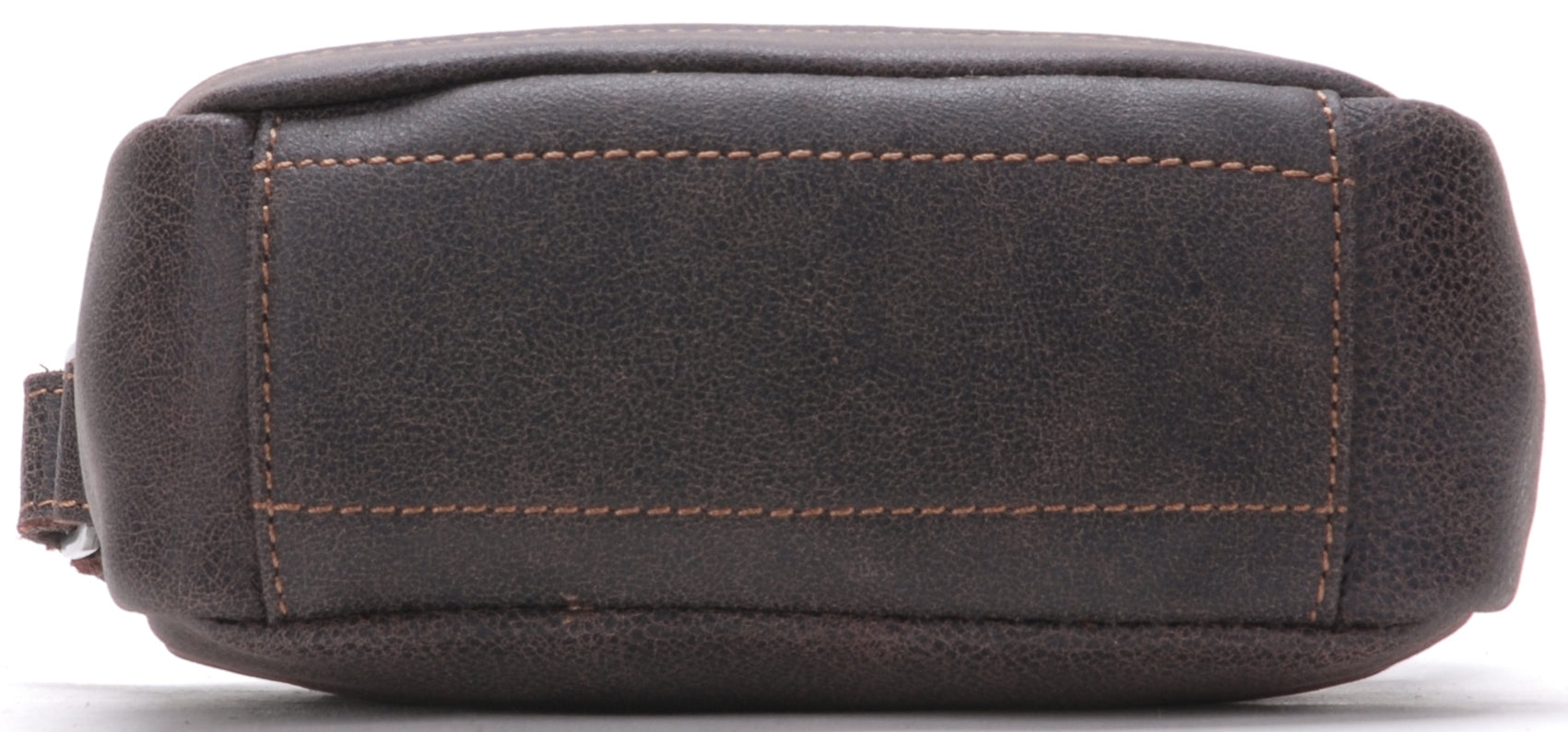 Cristiano destroyed leather crossbody bag, small model
