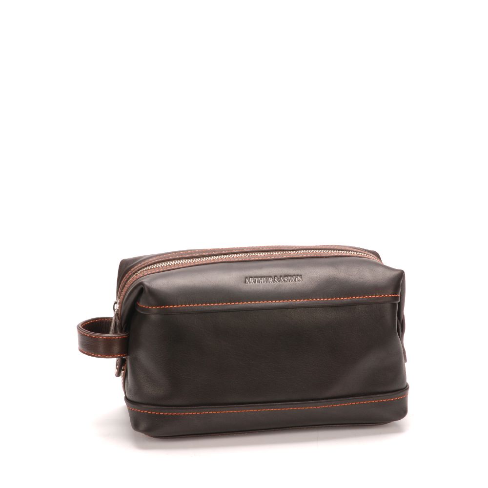 Pablo leather dipped toiletry bag