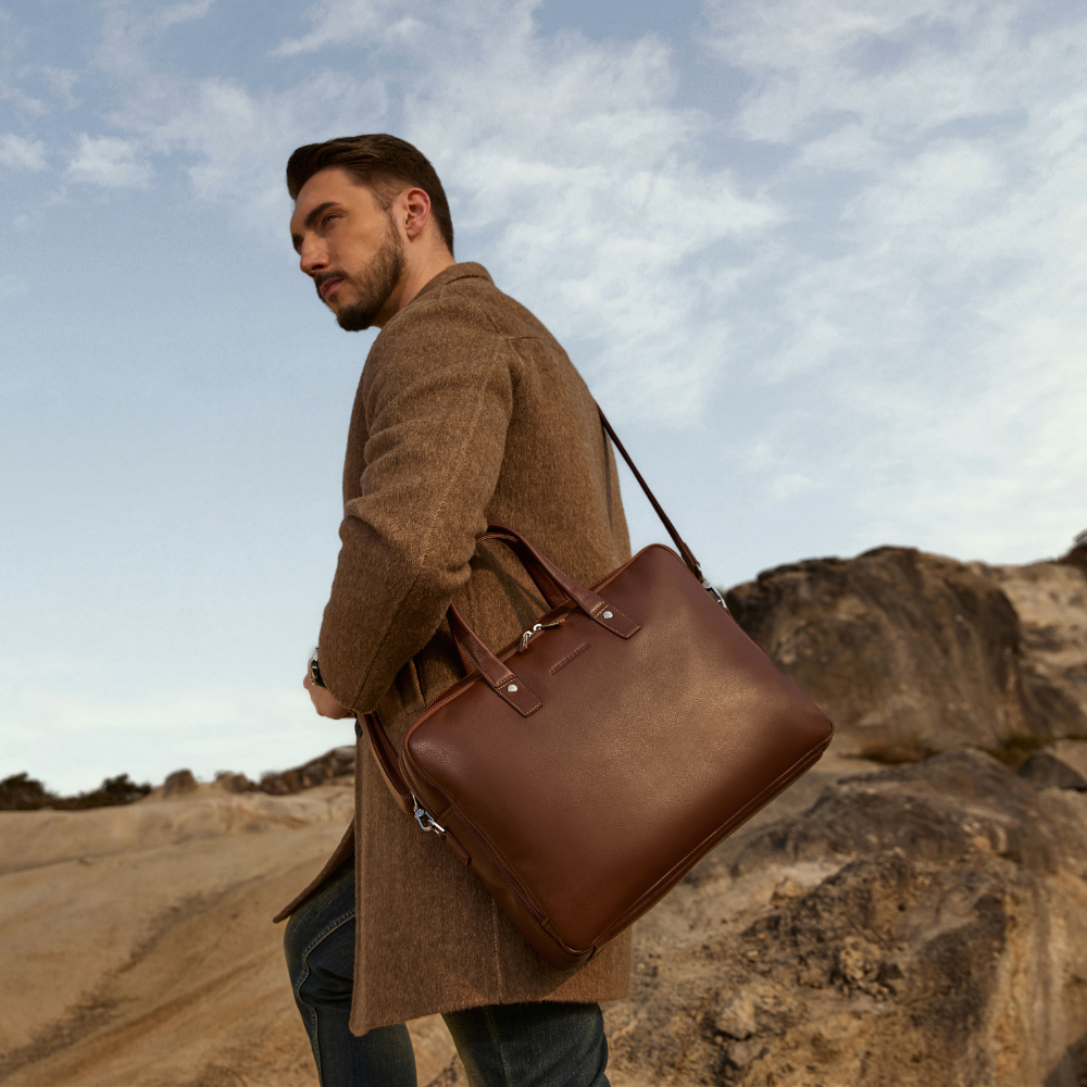 Dorian leather briefcase/computer case