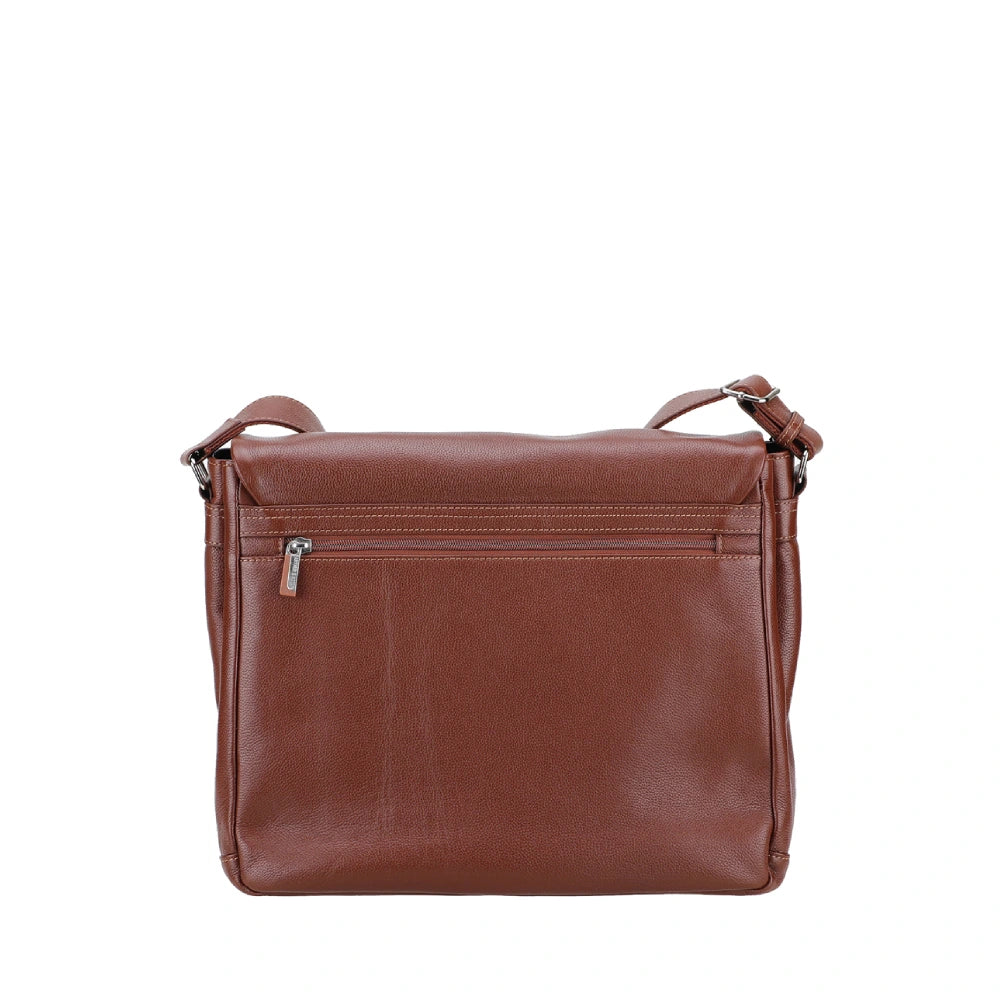 Dorian Small Leather Messenger Bag