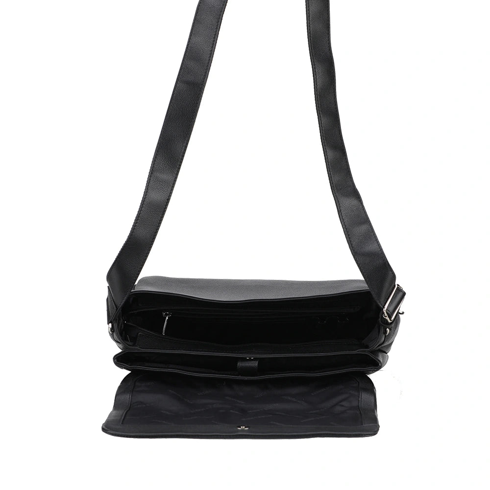 Dorian Small Leather Messenger Bag
