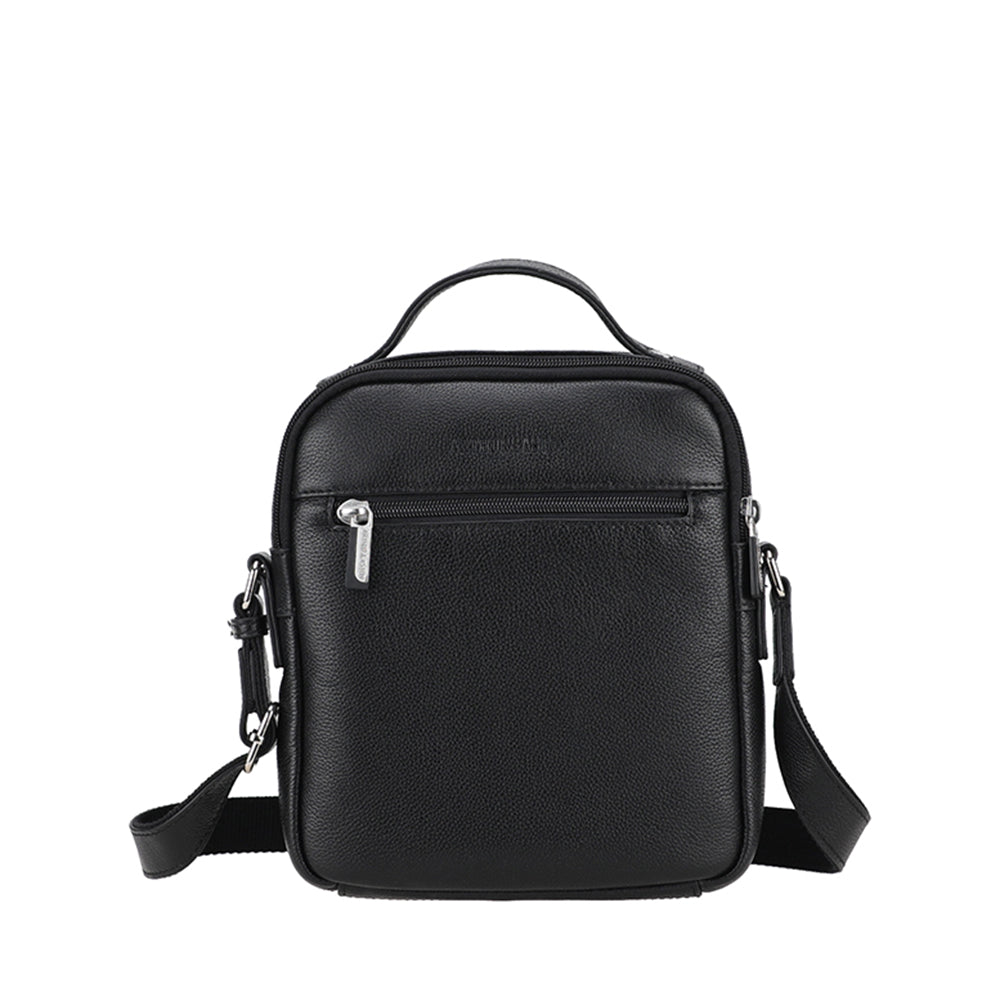 Dorian medium leather satchel