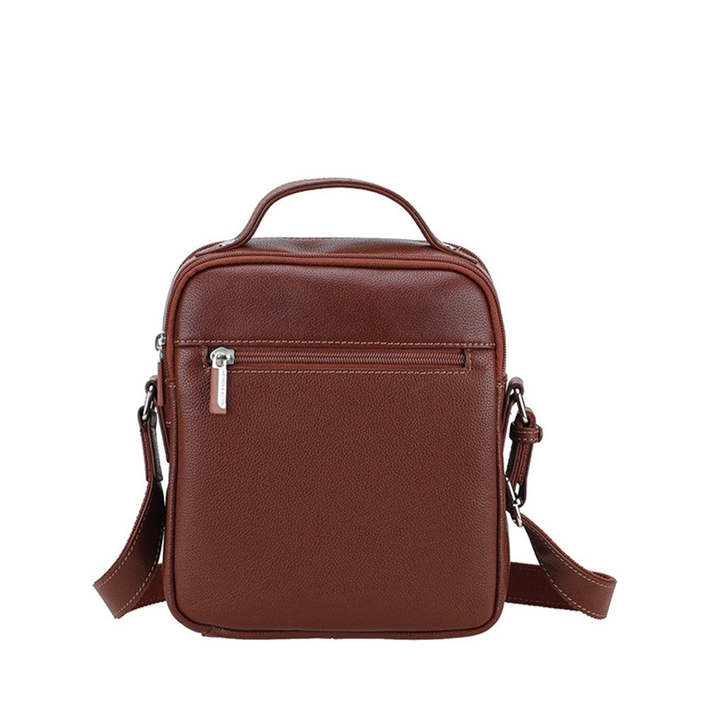 Dorian medium leather satchel
