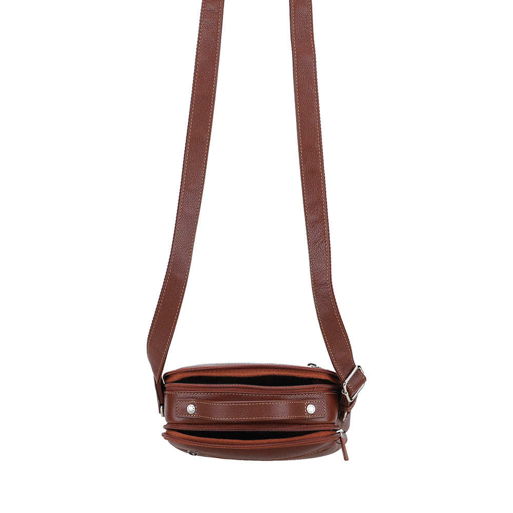 Dorian medium leather satchel