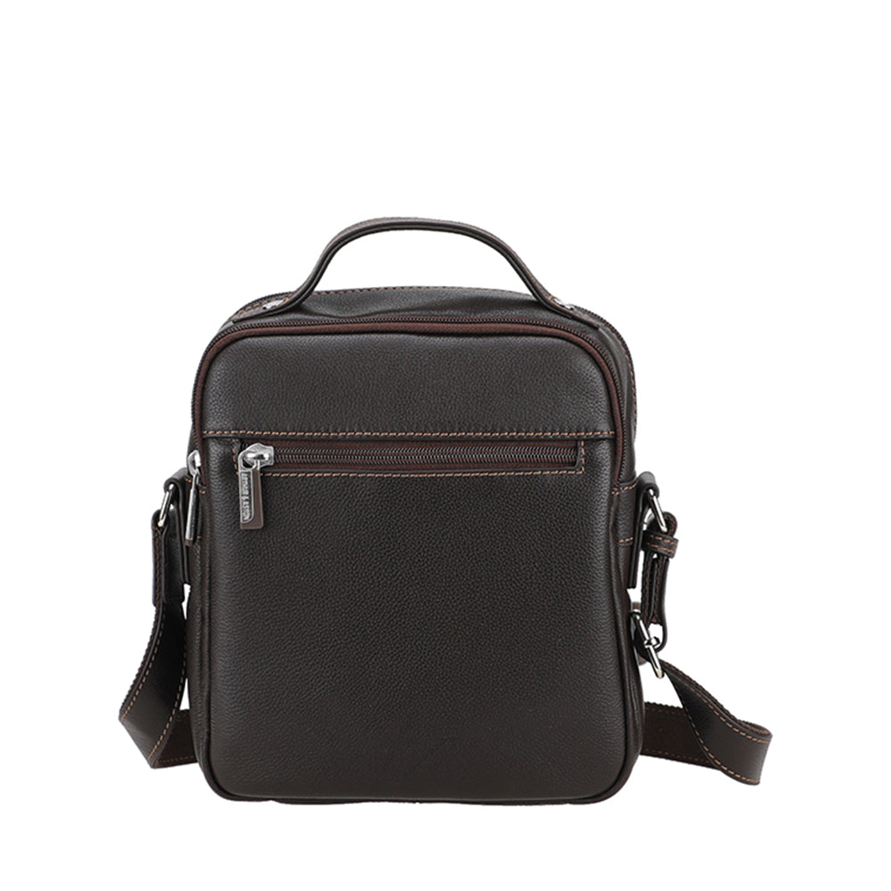 Dorian medium leather satchel