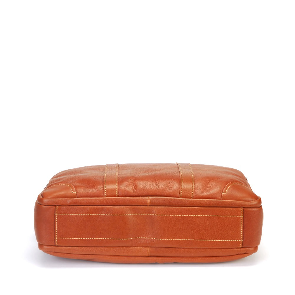 Paul leather 3-gusset document holder