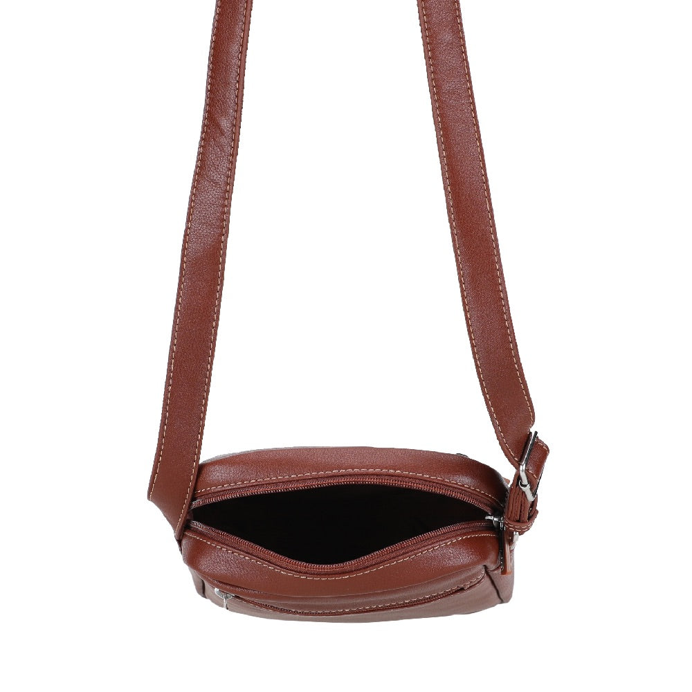Sac travers grand modèle cuir Dorian