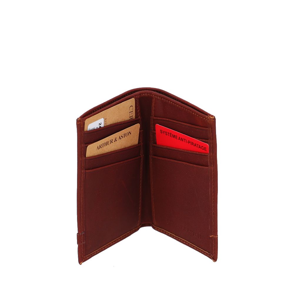 Porte-cartes Cuir Néro