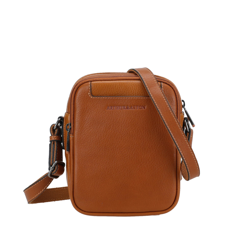 Leon Leather Crossbody Bag