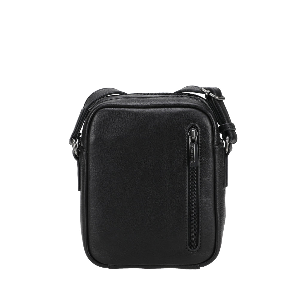 Leon Leather Crossbody Bag