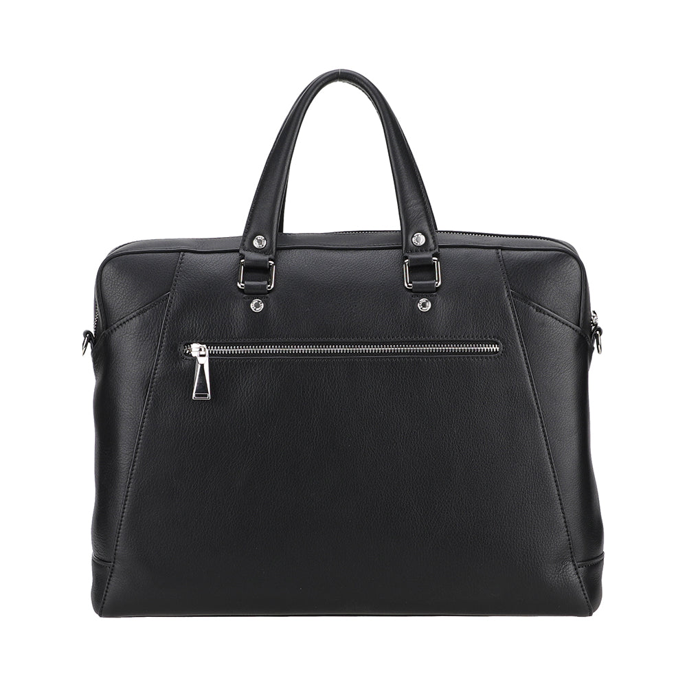 M José leather document holder