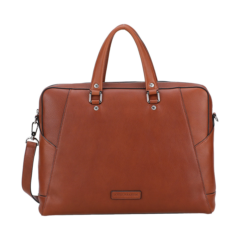 M José leather document holder