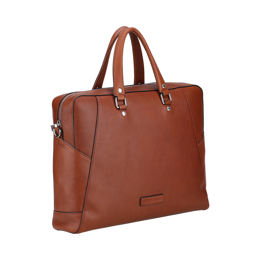 M José leather document holder
